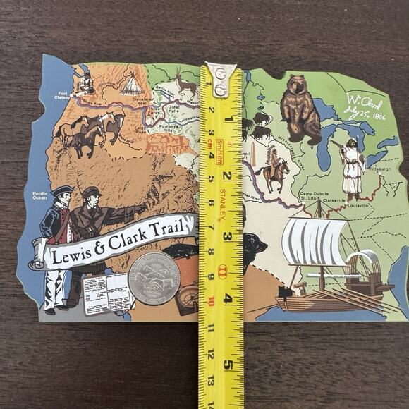 Cat's Meow Village Lewis and Clark Trail 2004 Historic Trails & Waterways Wooden - Picture 7 of 16